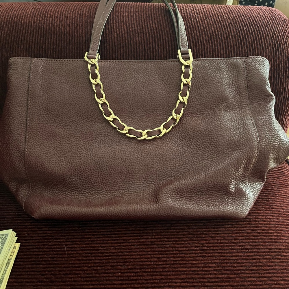Michael Kors burgundy Tote